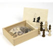Picture of Chess Pieces in Wood Box
